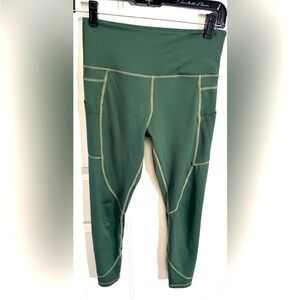 ZYIA Pine Light N Tight High Rise 7/8 24" Leggings Size 4